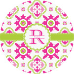 Suzani Floral Multipurpose Round Labels - 5" (Personalized)