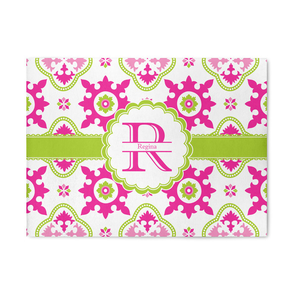 Custom Suzani Floral 5' x 7' Patio Rug (Personalized)