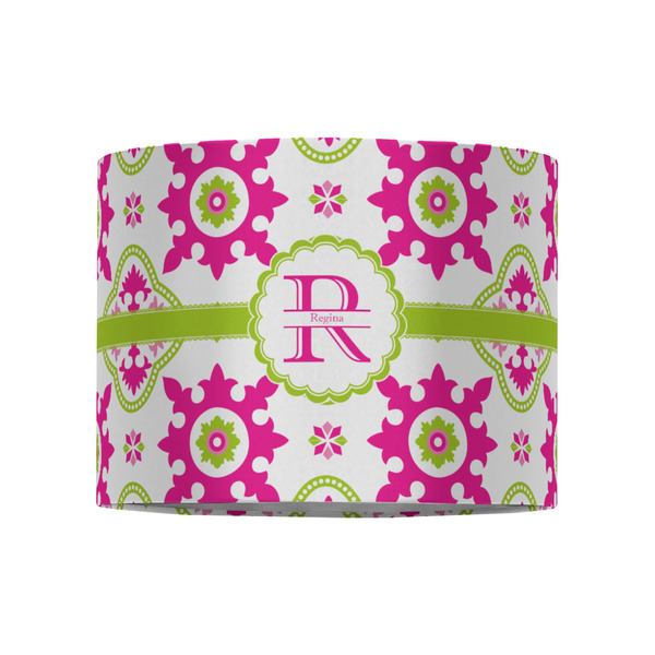 Suzani Floral 8" Drum Lampshade - FRONT (Fabric)