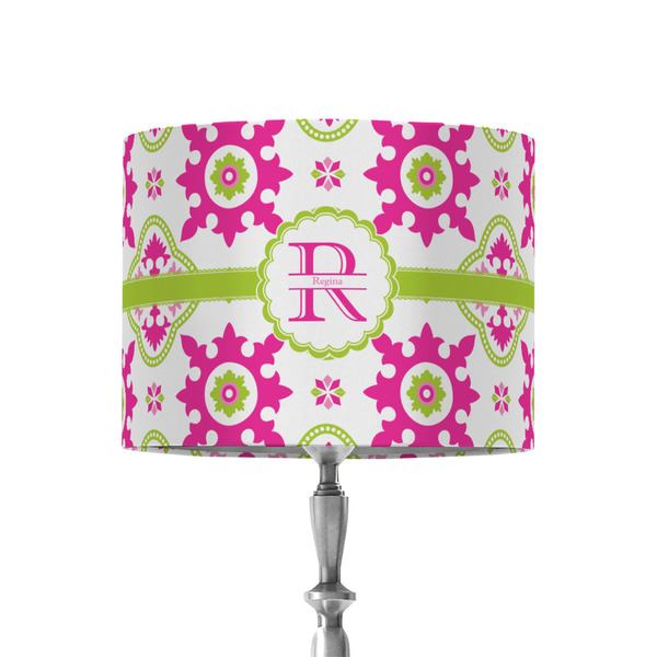 Custom Suzani Floral 8" Drum Lamp Shade - Fabric (Personalized)
