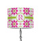 Suzani Floral 8" Drum Lampshade - ON STAND (Poly Film)