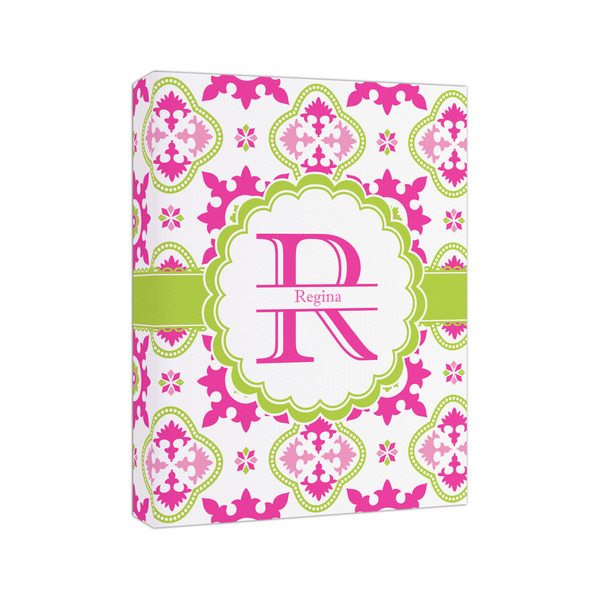 Suzani Floral 8x10 - Canvas Print - Angled View