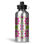 Suzani Floral Water Bottles - 20 oz - Aluminum (Personalized)