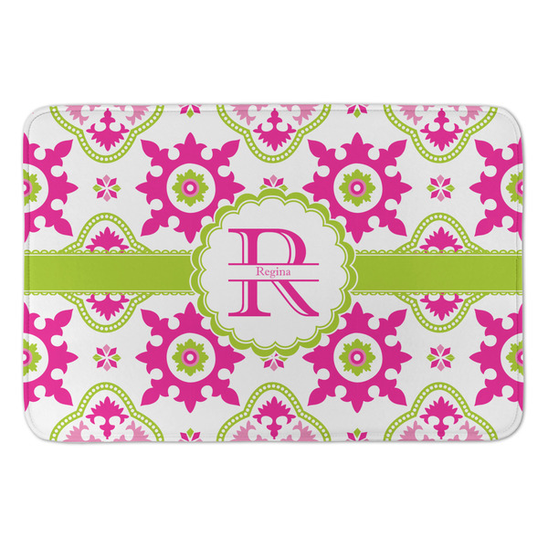 Custom Suzani Floral Anti-Fatigue Kitchen Mat (Personalized)