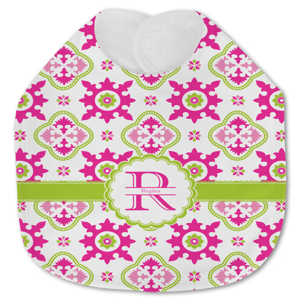 Suzani Floral Baby Bib - AFT closed