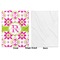 Suzani Floral Baby Blanket (Single Side - Printed Front, White Back)