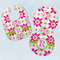 Suzani Floral Baby Minky Bib & New Burp Set