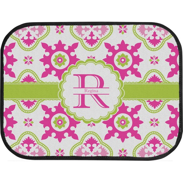 Suzani Floral Custom Car Floor Mats (Back Seat)