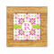 Suzani Floral Bamboo Trivet with 6" Tile - FRONT