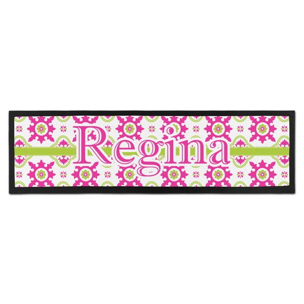Custom Suzani Floral Bar Mat (Personalized)