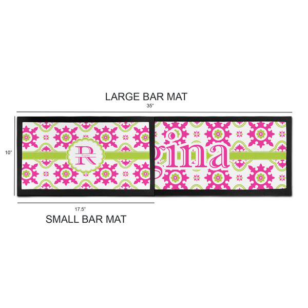 Suzani Floral Bar Mats - Sizing Chart