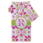 Suzani Floral Bath Towel Set - 3 Pcs (Personalized)