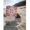Suzani Floral Beach Spiker white on beach with sand