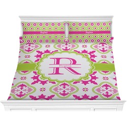 Suzani Floral Comforter Set - King (Personalized)