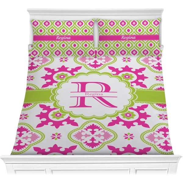 Custom Suzani Floral Comforter Set - Full / Queen (Personalized)