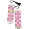 Suzani Floral Bookmark with tassel - Front and Back