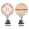 Suzani Floral Bottle Stopper - Front and Back