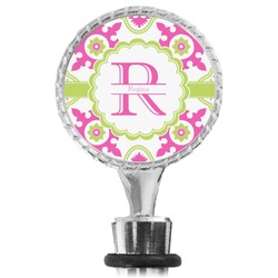 Suzani Floral Wine Bottle Stopper (Personalized)