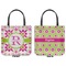 Suzani Floral Canvas Tote - Front and Back