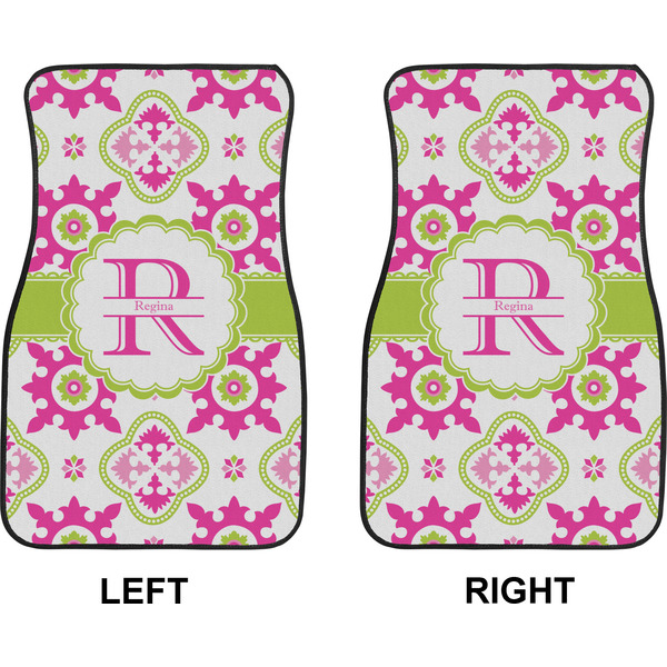 Suzani Floral Car Mat Front - Approval