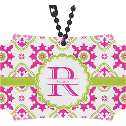 Suzani Floral Rear View Mirror Ornament (Personalized)