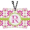 Suzani Floral Rear View Mirror Ornament (Personalized)