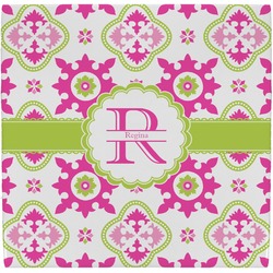 Suzani Floral Ceramic Tile Hot Pad (Personalized)