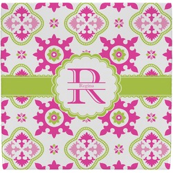 Suzani Floral Ceramic Tile Hot Pad (Personalized)