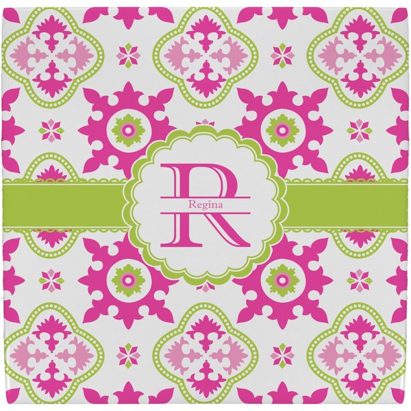 Custom Suzani Floral Ceramic Tile Hot Pad (Personalized)