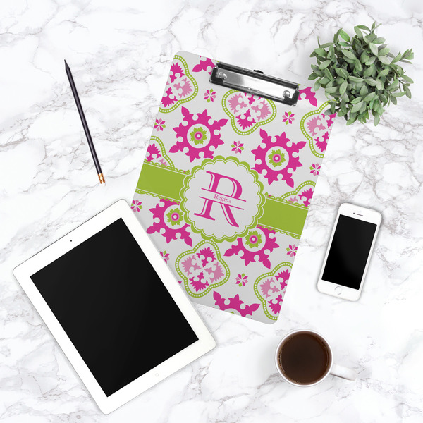 Suzani Floral Clipboard - Lifestyle Photo