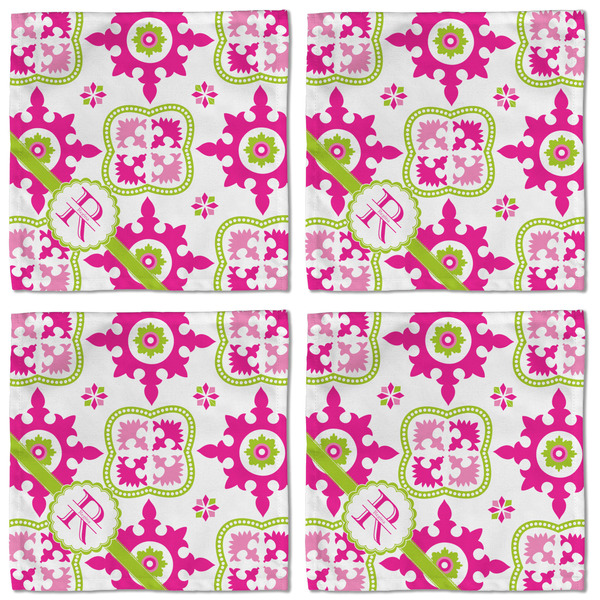 Suzani Floral Cloth Napkins - Personalized Lunch (APPROVAL) Set of 4