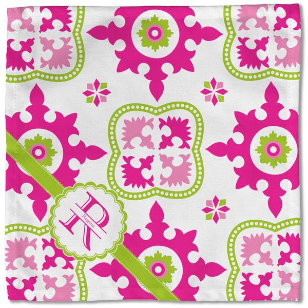 Suzani Floral Cloth Napkins - Personalized Lunch (Single Full Open)