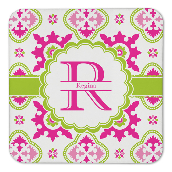 Suzani Floral Coaster Set - FRONT (one)