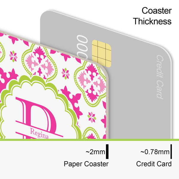 Suzani Floral Coaster Thickness