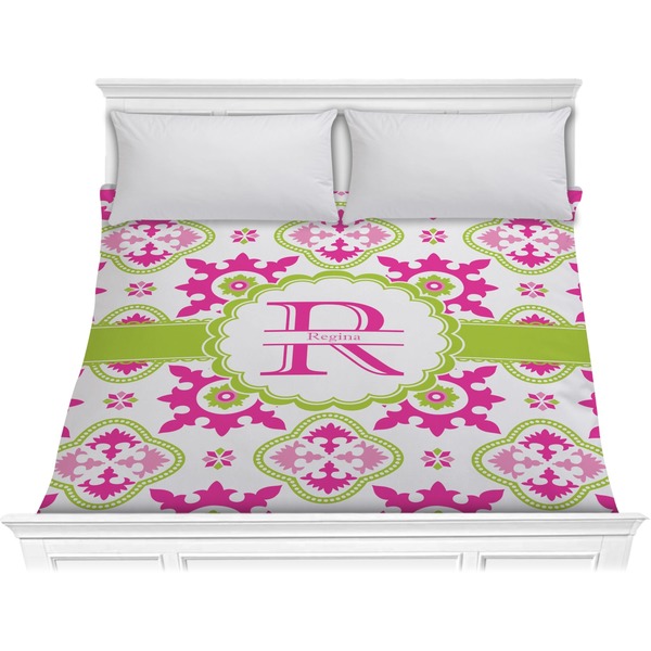 Custom Suzani Floral Comforter - King (Personalized)