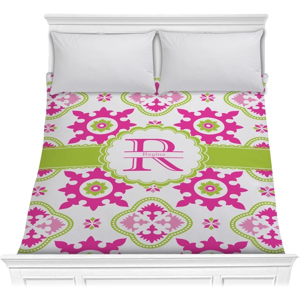 Custom Suzani Floral Comforter - Full / Queen (Personalized)