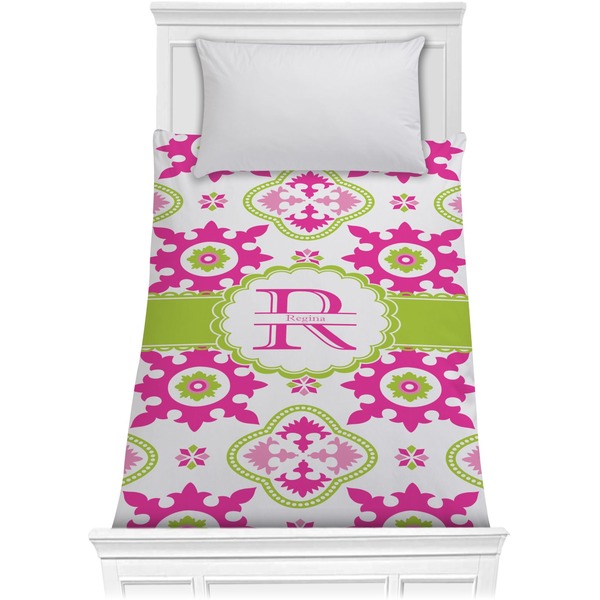 Custom Suzani Floral Comforter - Twin XL (Personalized)