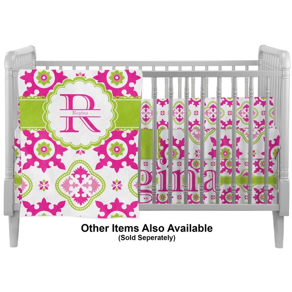 Suzani Floral Crib - Profile Sold Seperately