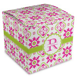 Suzani Floral Cube Favor Gift Boxes (Personalized)