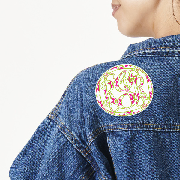 Custom Suzani Floral Twill Iron On Patch - Custom Shape (Personalized)