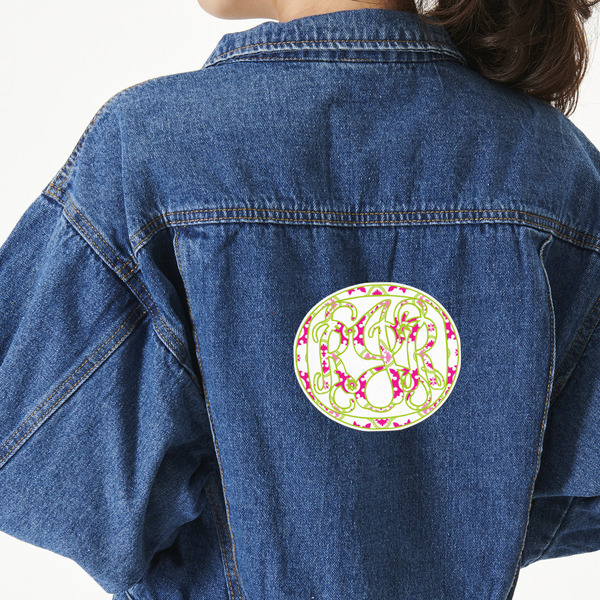 Custom Suzani Floral Twill Iron On Patch - Custom Shape - X-Large (Personalized)