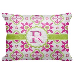 Suzani Floral Decorative Baby Pillowcase - 16"x12" (Personalized)