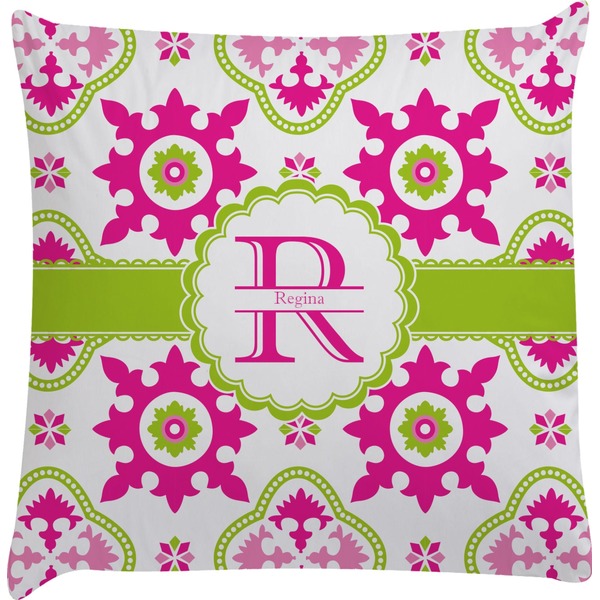 Custom Suzani Floral Decorative Pillow Case (Personalized)