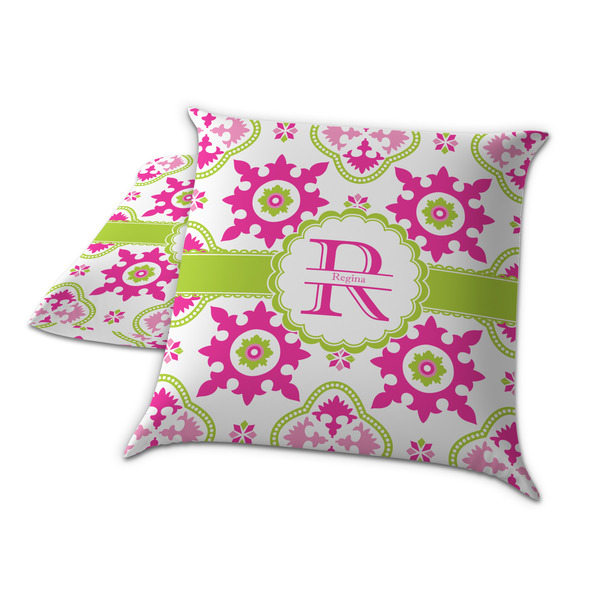 Suzani Floral Decorative Pillow Case - TWO