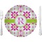 Suzani Floral 10" Glass Lunch / Dinner Plates - Single or Set (Personalized)