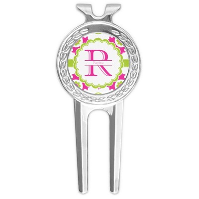Suzani Floral Golf Divot Tool & Ball Marker (Personalized)