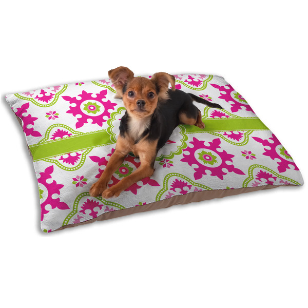 Suzani Floral Dog Bed - Small LIFESTYLE