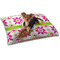 Suzani Floral Dog Bed - Small w/ Name and Initial