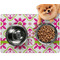 Suzani Floral Dog Food Mat - Small LIFESTYLE