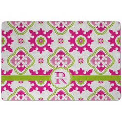 Suzani Floral Dog Food Mat w/ Name and Initial